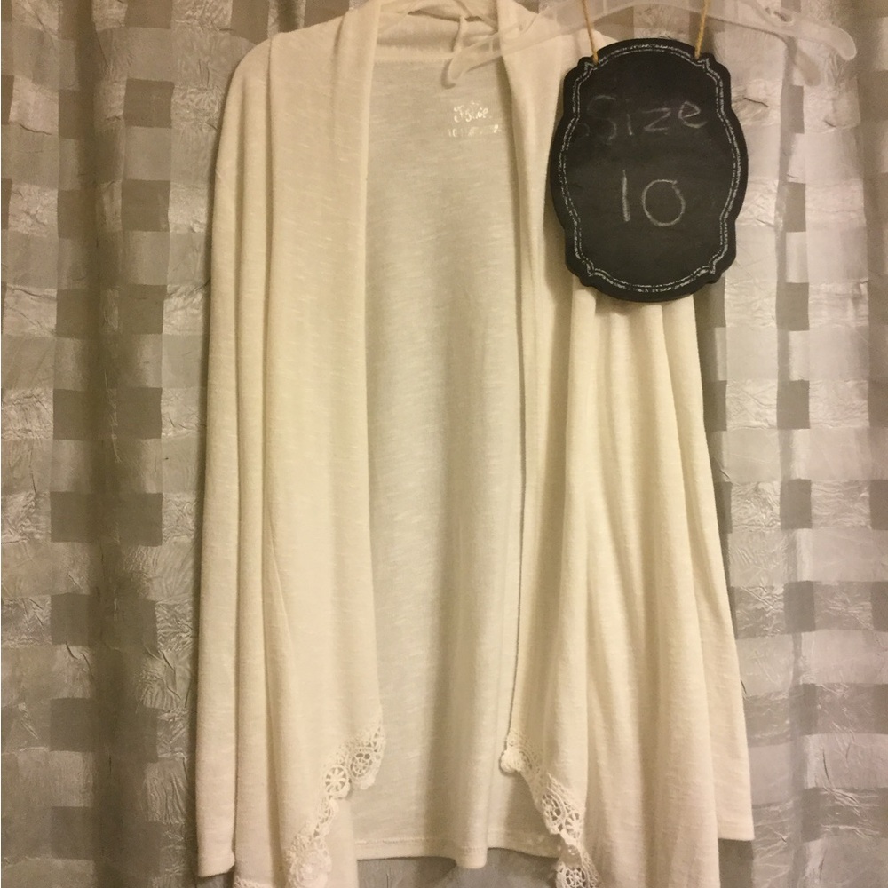Justice Cream Kids Sweater